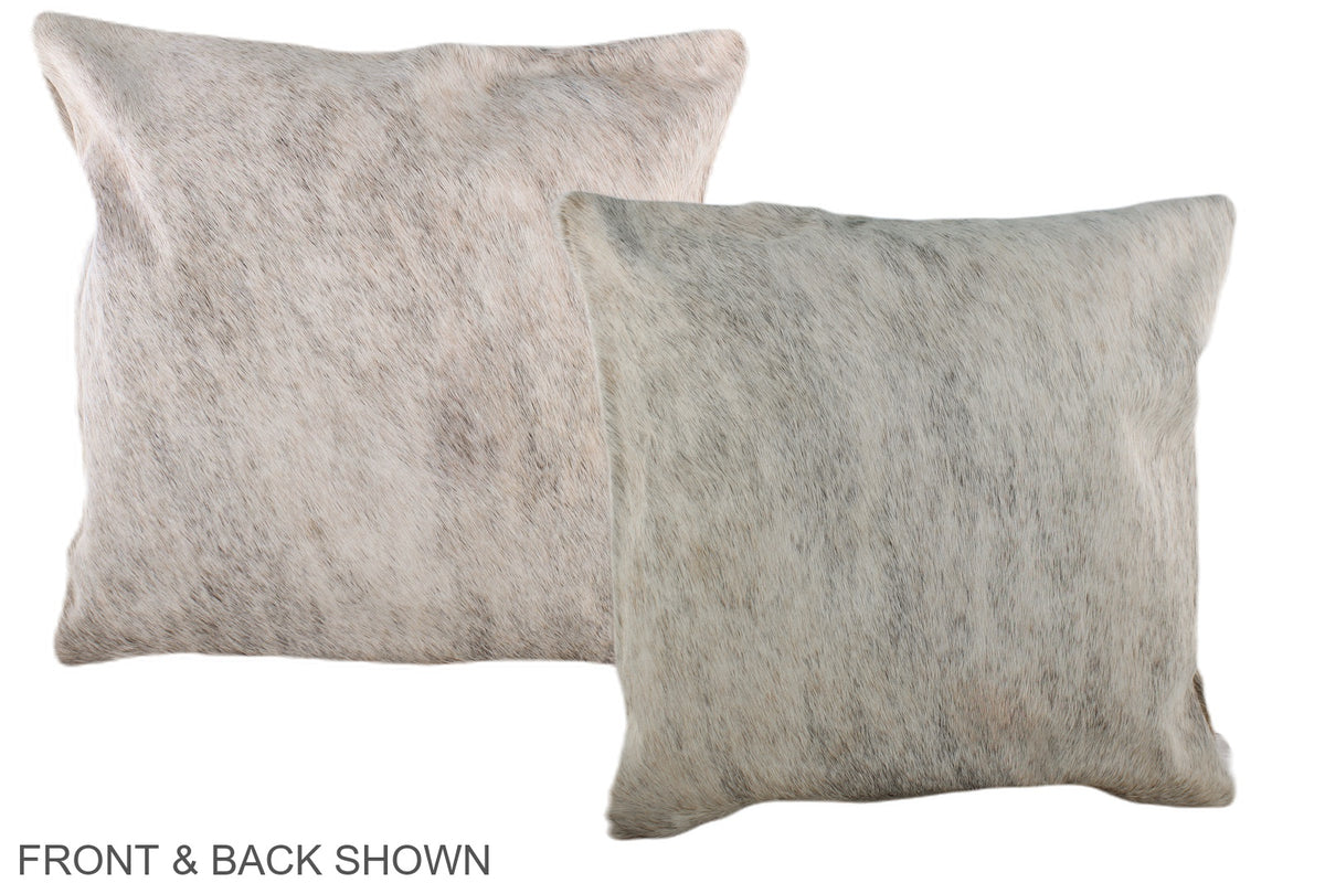 Grey Cowhide Pillow #A36694