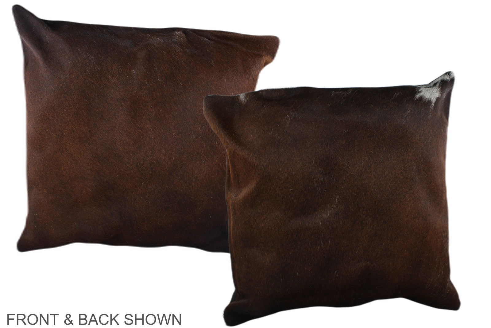 Chocolate Cowhide Pillow #A36697