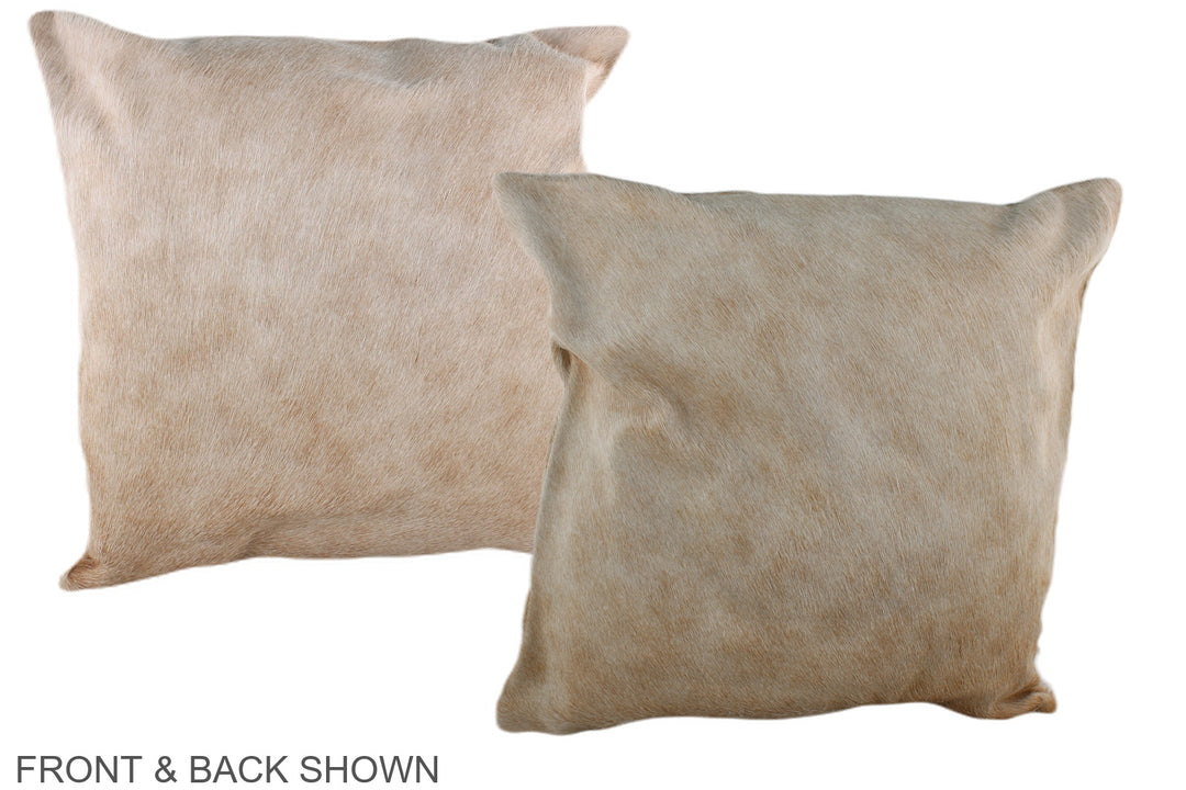 Caramel 20"x20" Brazilian Cowhide Pillow #A36698 by Hudson Hides