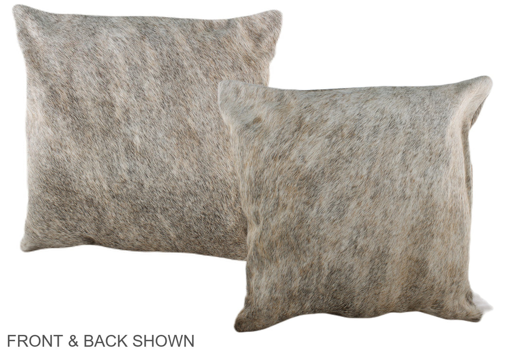Light Brindle 20"x20" Brazilian Cowhide Pillow #A36718 by Hudson Hides