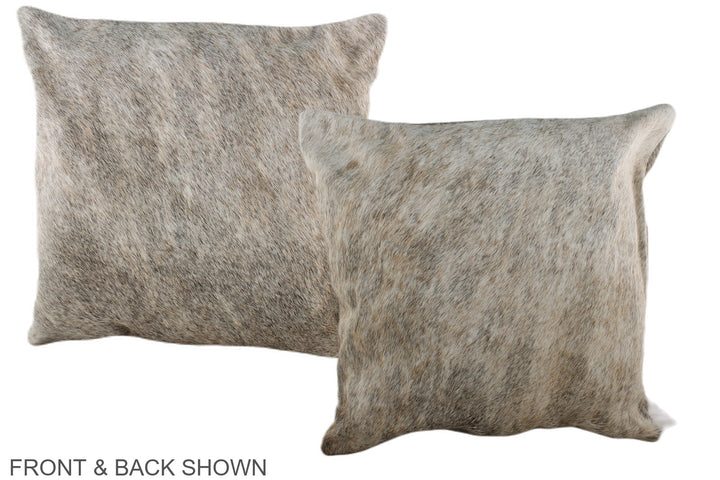 Light Brindle 20"x20" Brazilian Cowhide Pillow #A36718 by Hudson Hides