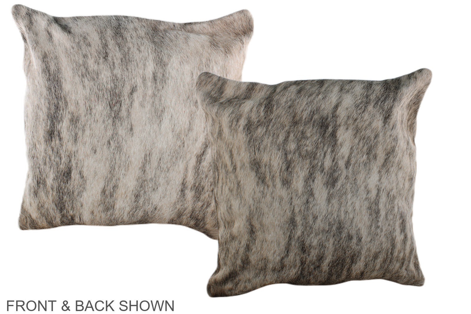 Grey Cowhide Pillow #A36724