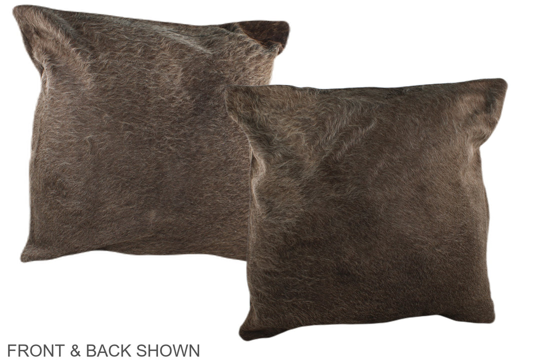 Taupe 20"x20" Brazilian Cowhide Pillow #A36728 by Hudson Hides