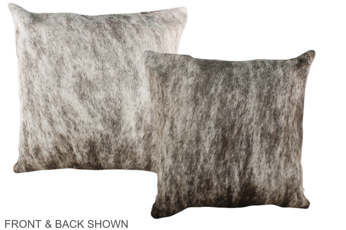 Grey Cowhide Pillow #A36733