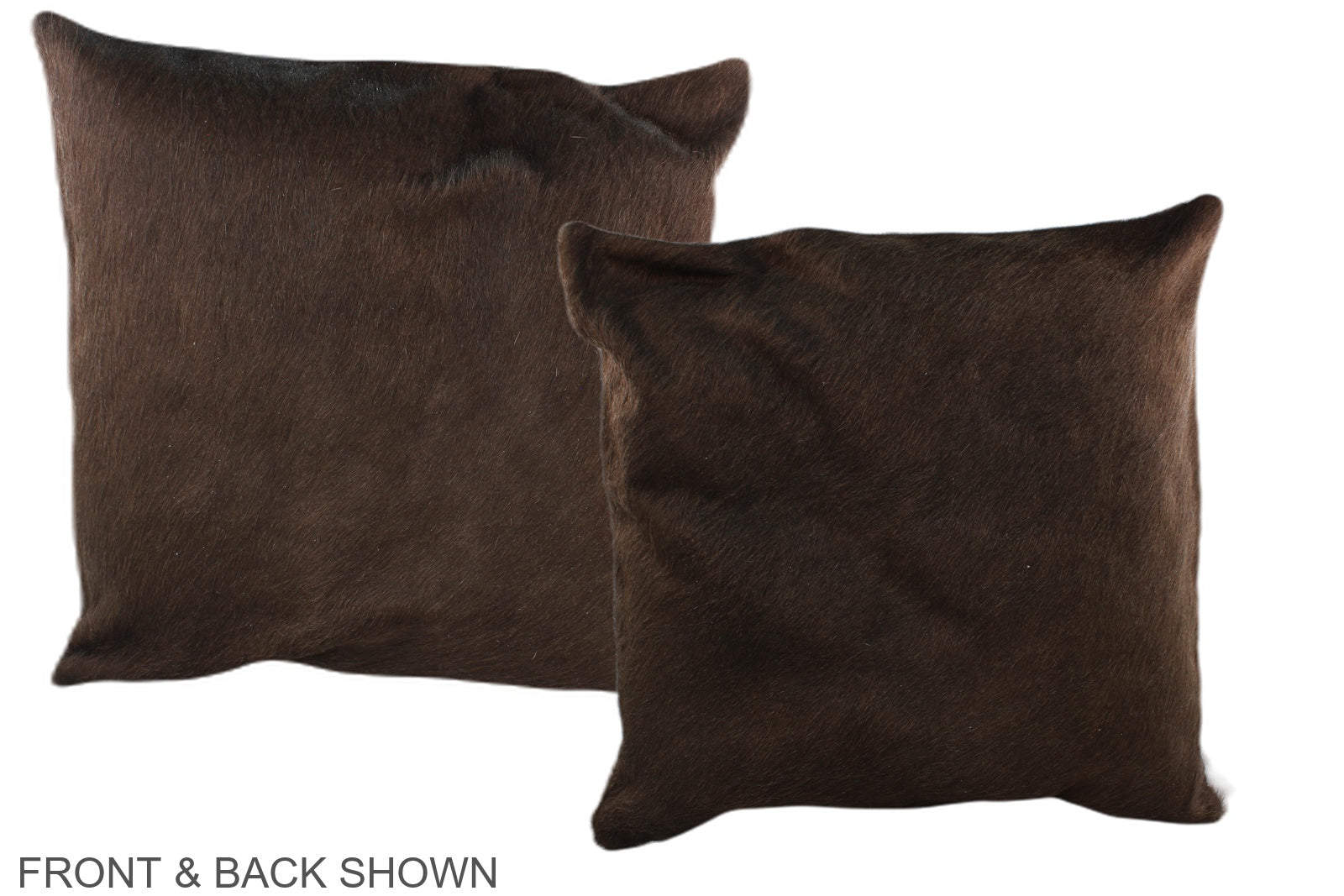Chocolate Cowhide Pillow #A36734
