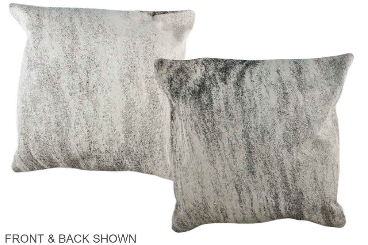 Grey Cowhide Pillow #A36735