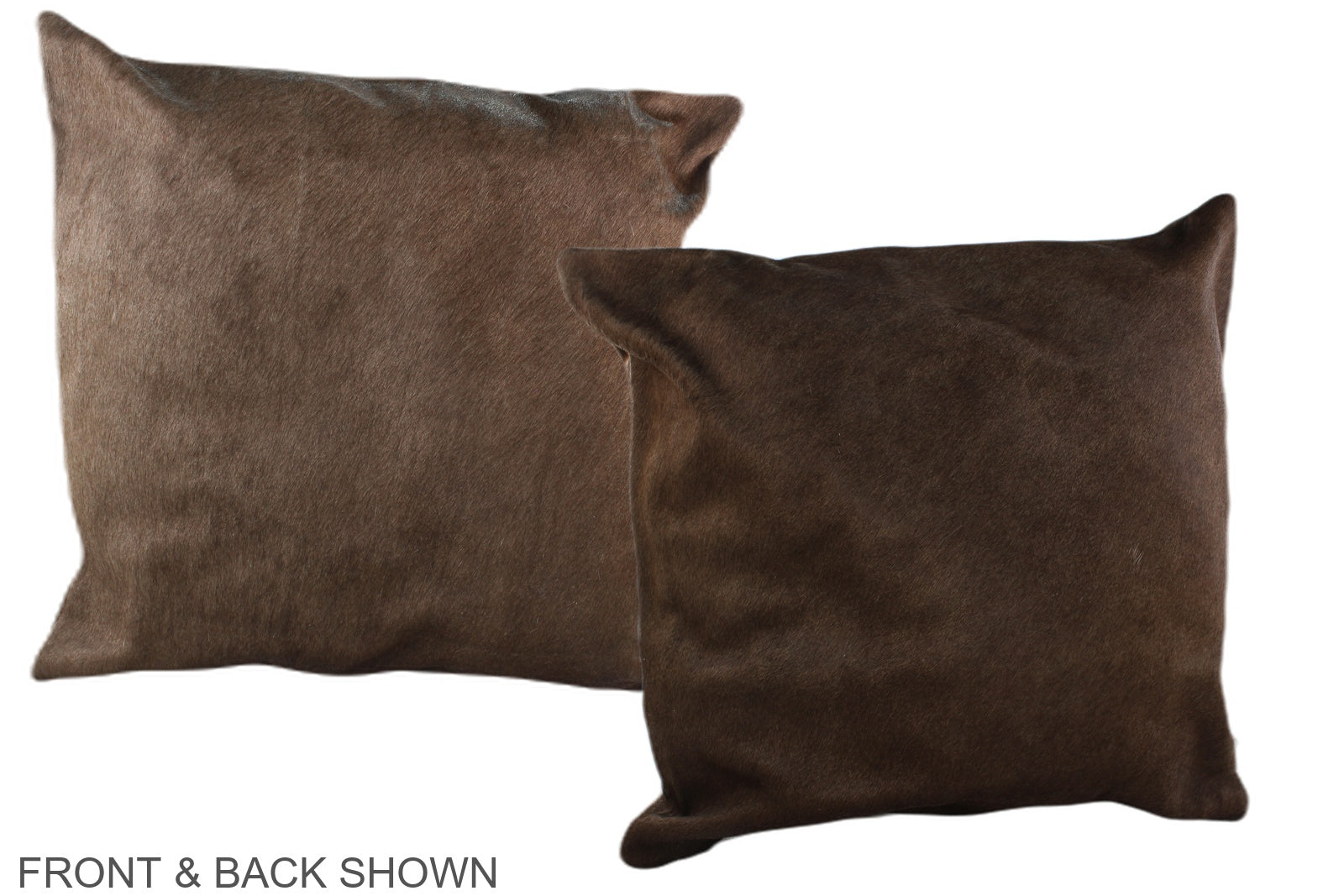 Chocolate Cowhide Pillow #A36736