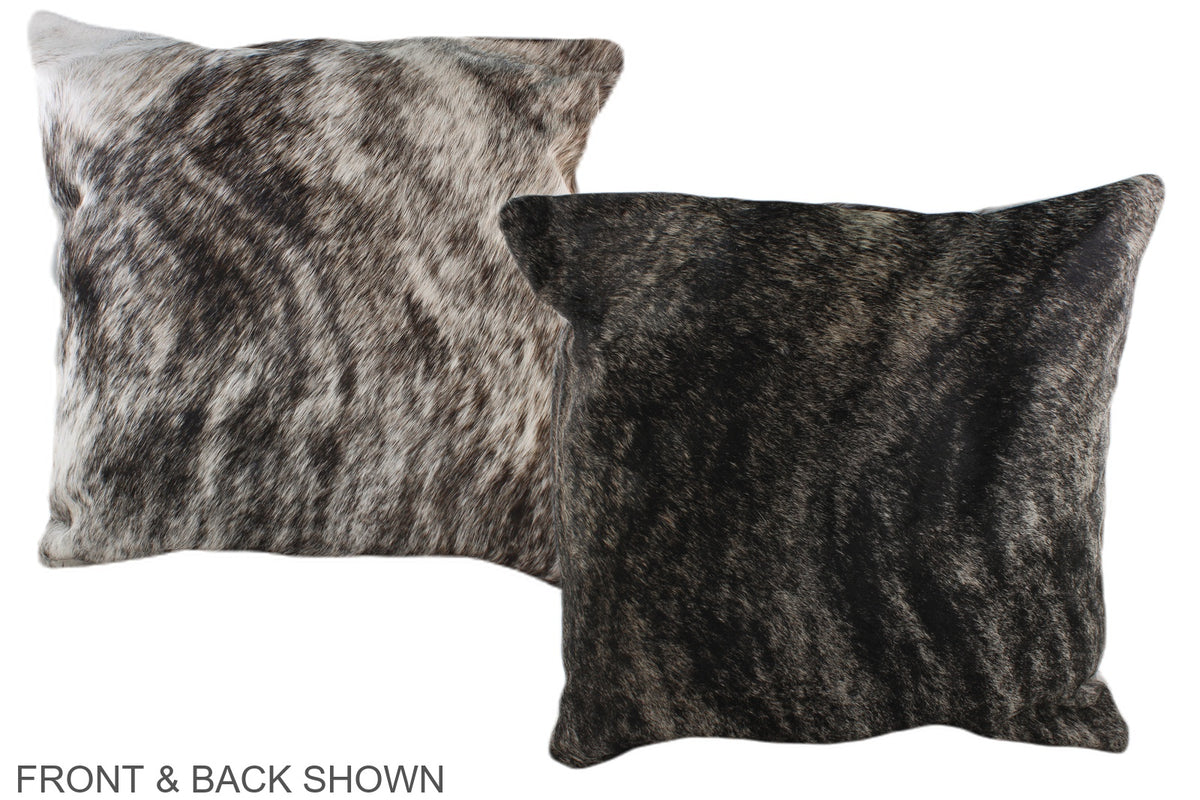 Grey Cowhide Pillow #A36738