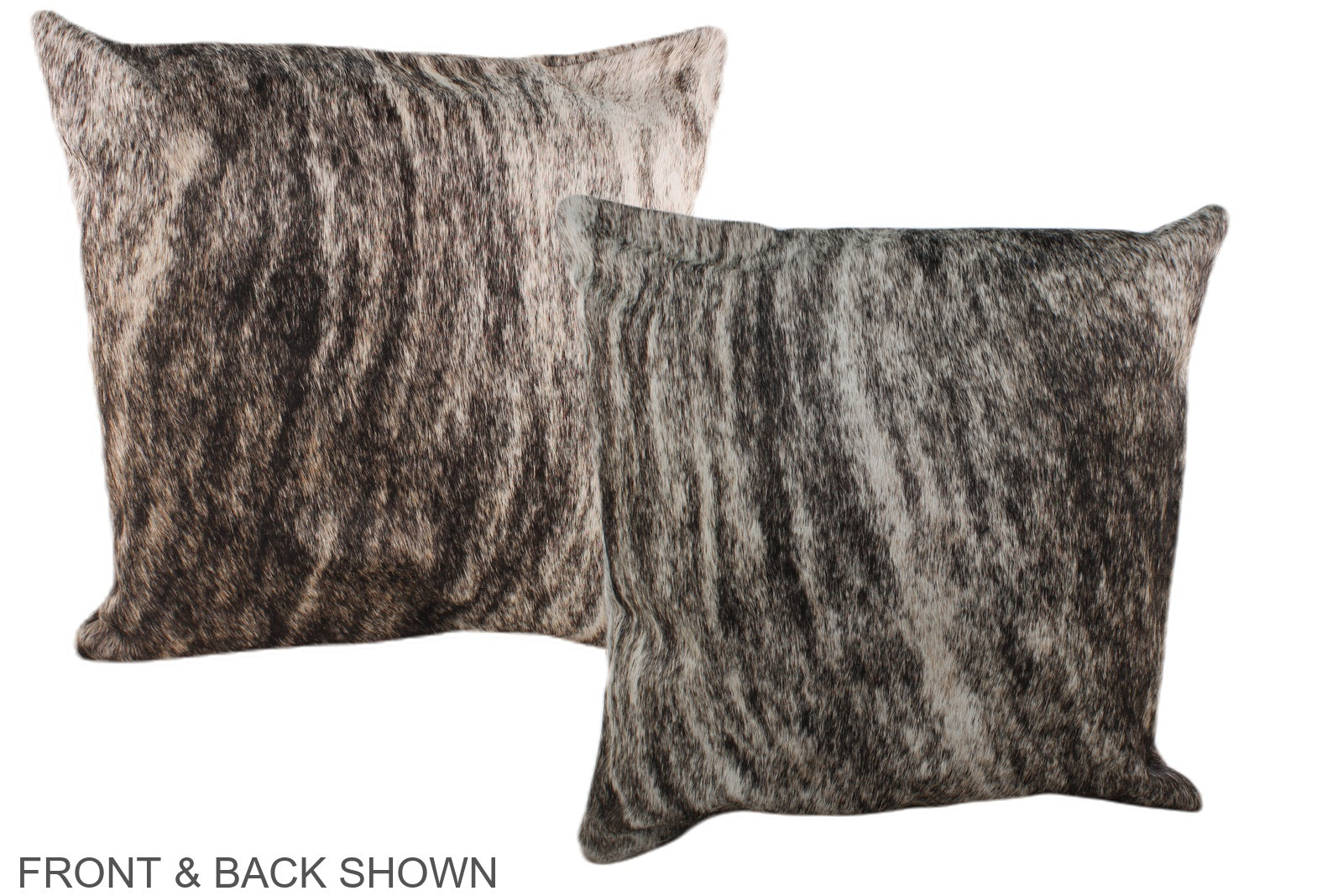 Grey Cowhide Pillow #A36742