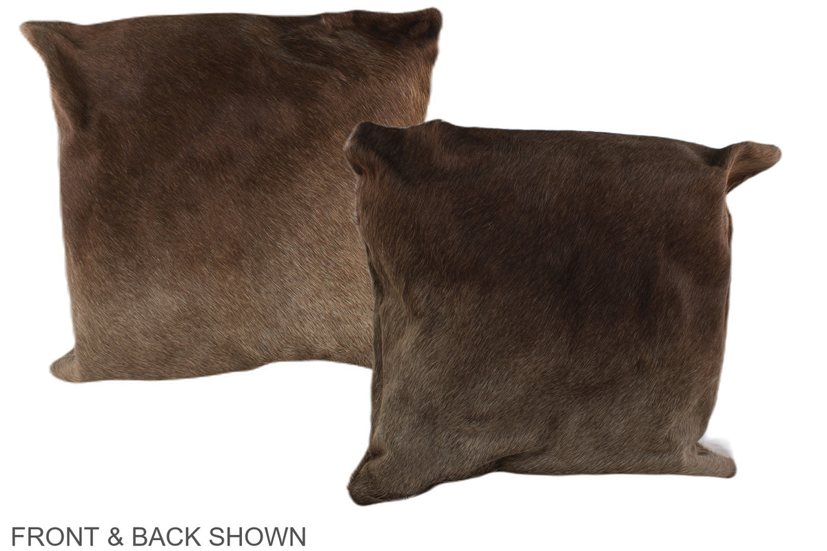 Taupe Cowhide Pillow #A36755