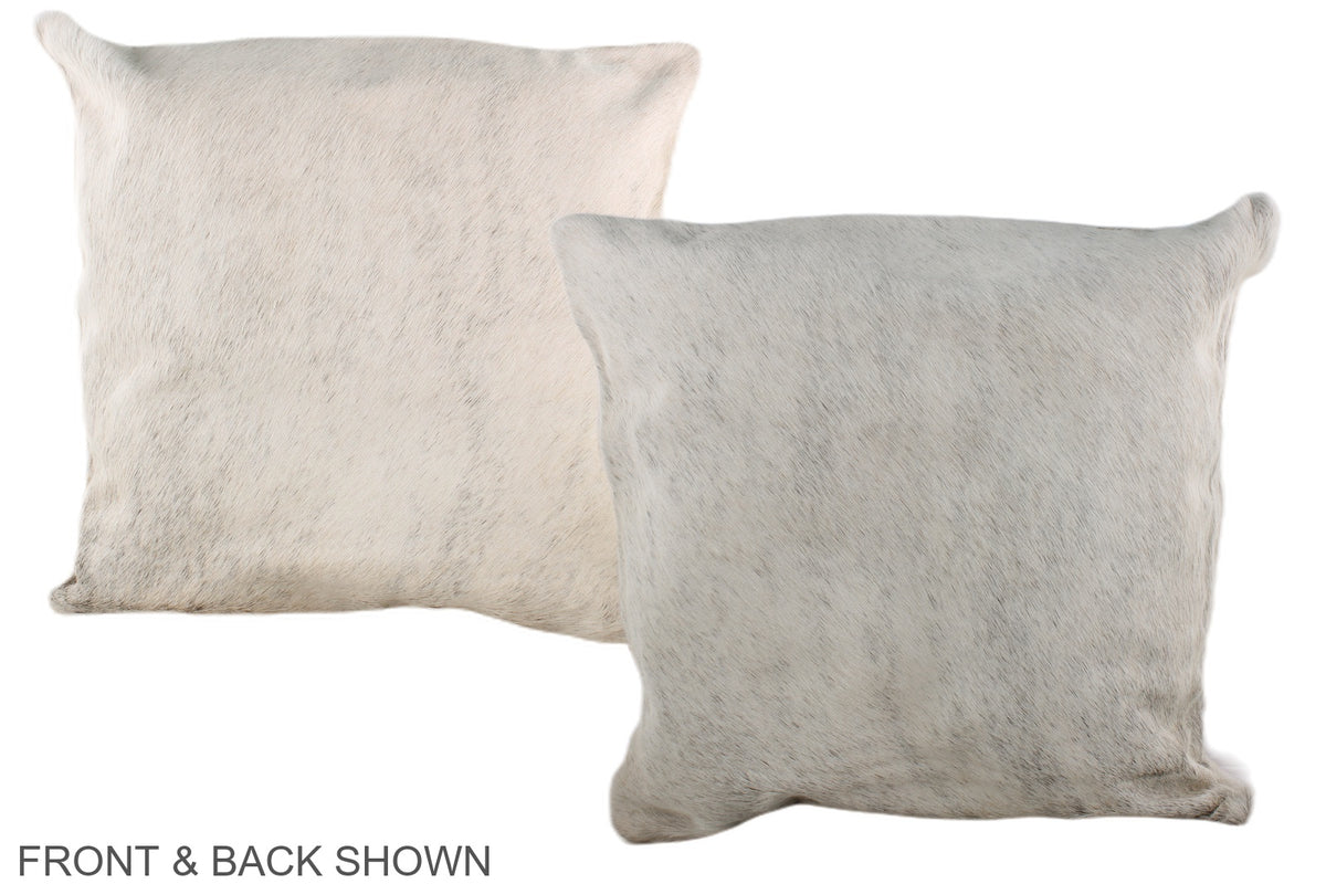 Grey Cowhide Pillow #A36766