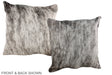 Grey 20"x20" Brazilian Cowhide Pillow #A36769 by Hudson Hides