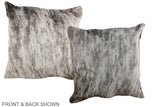 Grey 20"x20" Brazilian Cowhide Pillow #A36769 by Hudson Hides