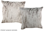 Grey 20"x20" Brazilian Cowhide Pillow #A36795 by Hudson Hides