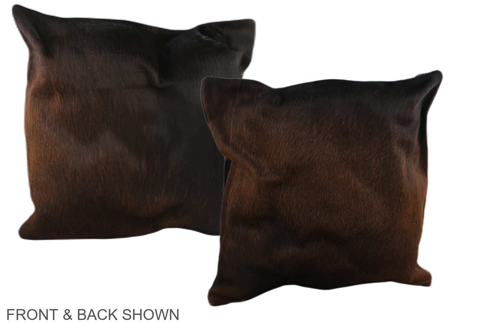 Chocolate Cowhide Pillow #A36796