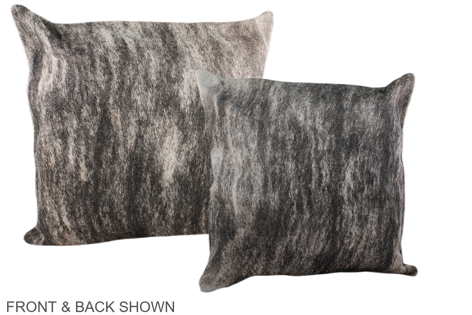 Grey Cowhide Pillow #A36797