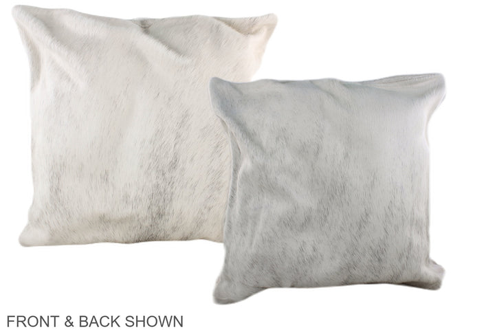 Grey 20"x20" Brazilian Cowhide Pillow #A36803 by Hudson Hides