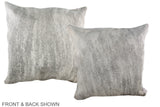 Grey 20"x20" Brazilian Cowhide Pillow #A36807 by Hudson Hides
