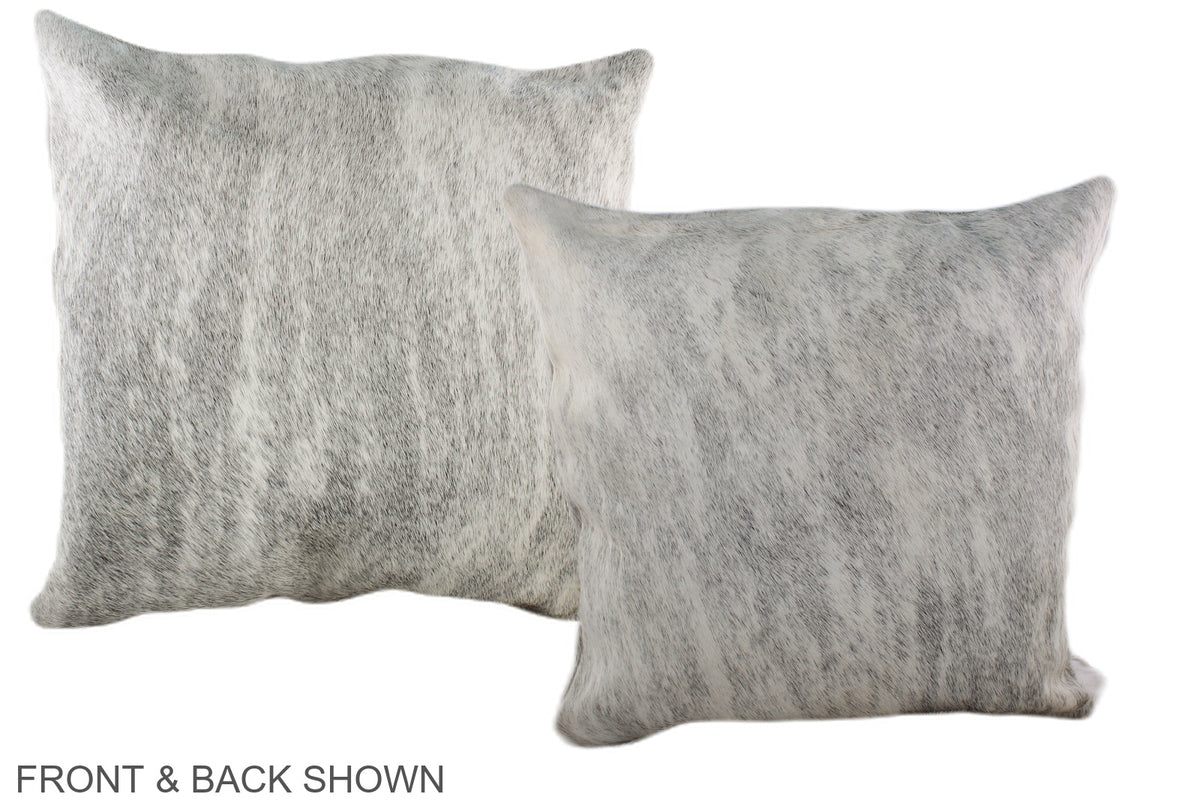 Grey Cowhide Pillow #A36807