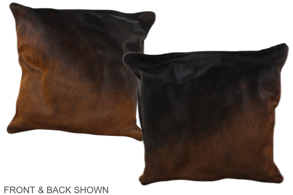 Chocolate Cowhide Pillow #A36808