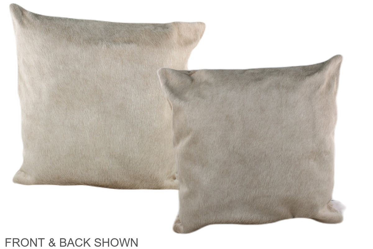Champagne Cowhide Pillow #A36815