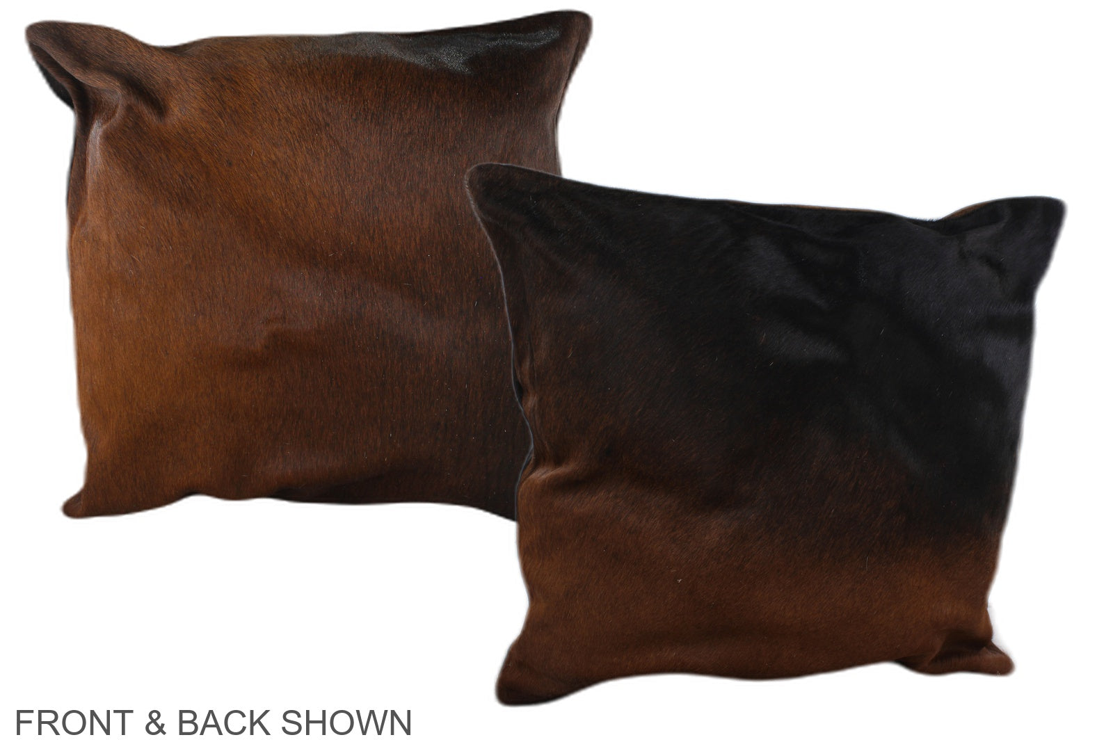 Chocolate Cowhide Pillow #A36816