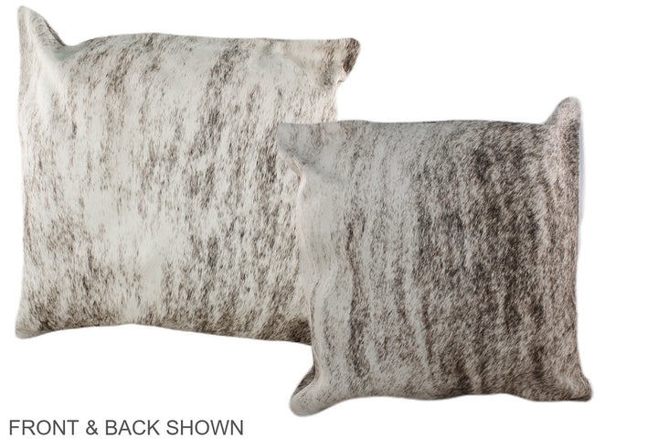 Grey 20"x20" Brazilian Cowhide Pillow #A36817 by Hudson Hides