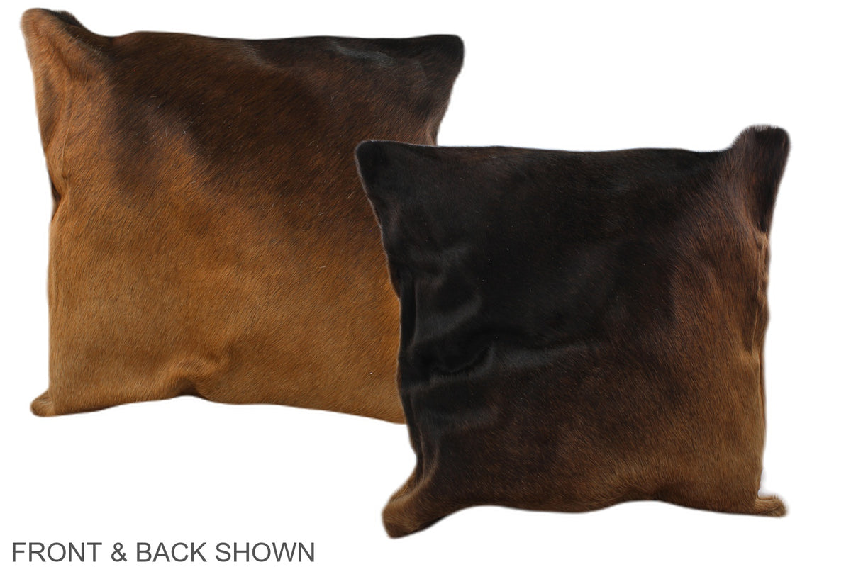 Chocolate Cowhide Pillow #A36821
