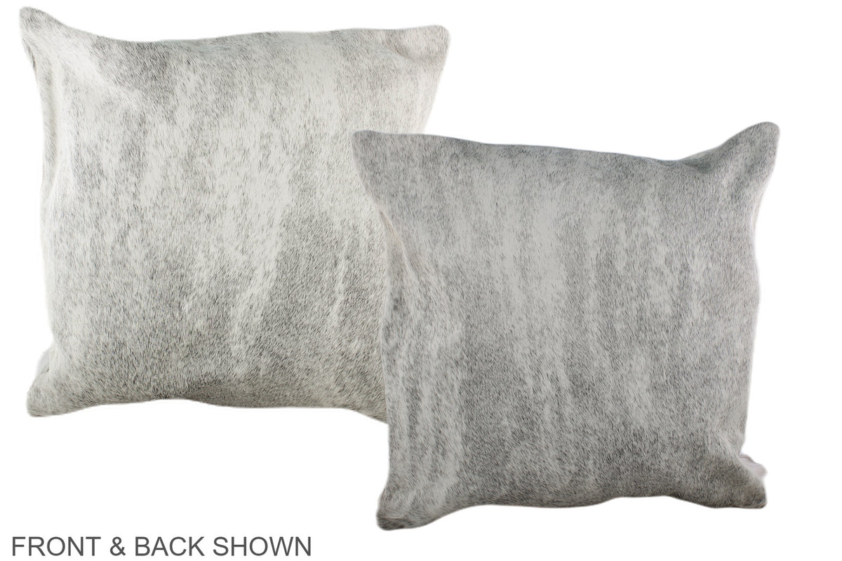 Grey Cowhide Pillow #A36823