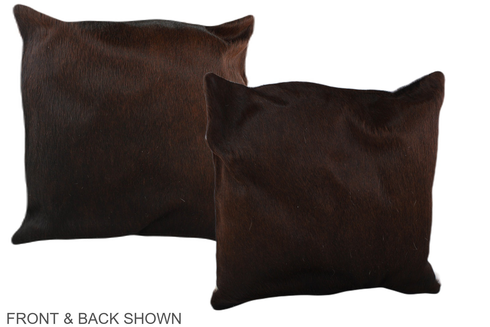 Chocolate Cowhide Pillow #A36827