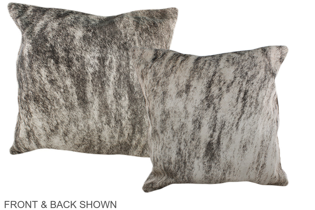 Grey 20"x20" Brazilian Cowhide Pillow #A36836 by Hudson Hides