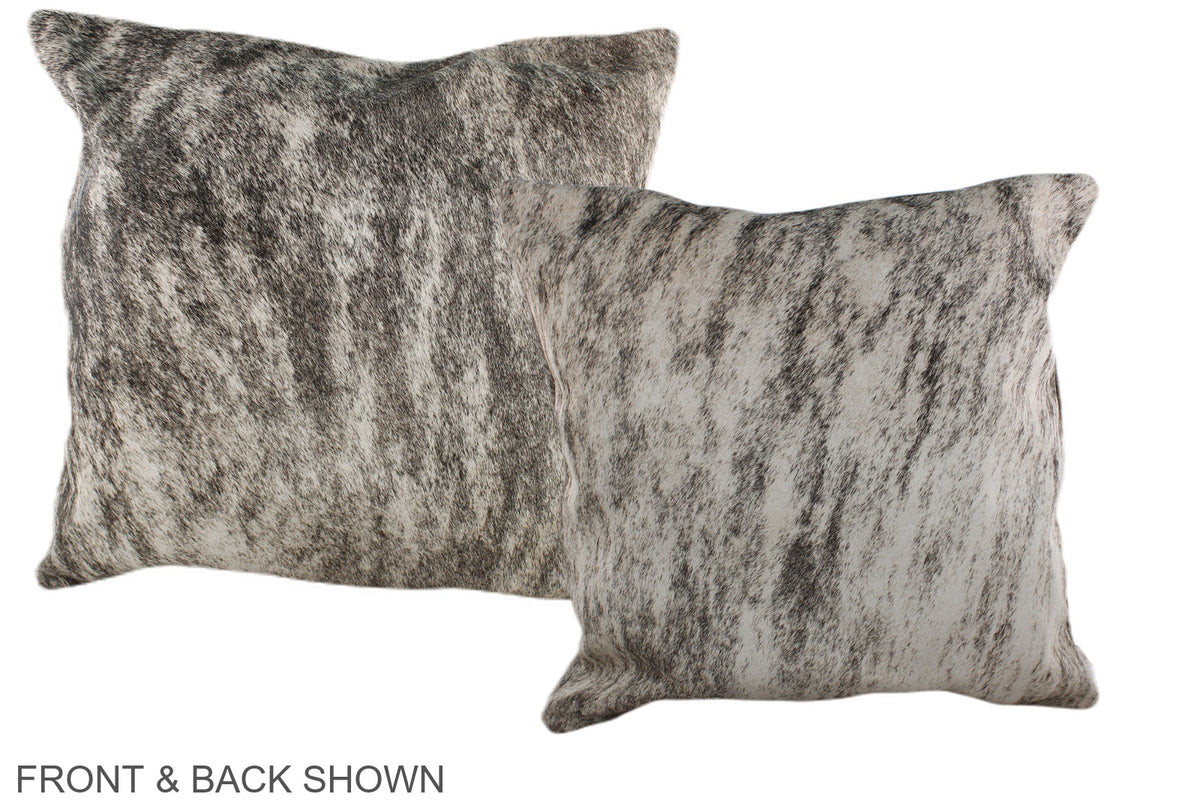 Grey Cowhide Pillow #A36836