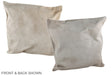 Champagne 20"x20" Brazilian Cowhide Pillow #A36838 by Hudson Hides