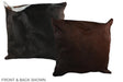 Chocolate 20"x20" Brazilian Cowhide Pillow #A36839 by Hudson Hides
