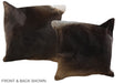 Chocolate 20"x20" Brazilian Cowhide Pillow #A36850 by Hudson Hides