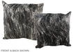 Grey 20"x20" Brazilian Cowhide Pillow #A36877 by Hudson Hides