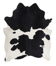 Black and White X-Large Brazilian Cowhide Rug 7'0"H x 5'11"W #A3688 by Hudson Hides