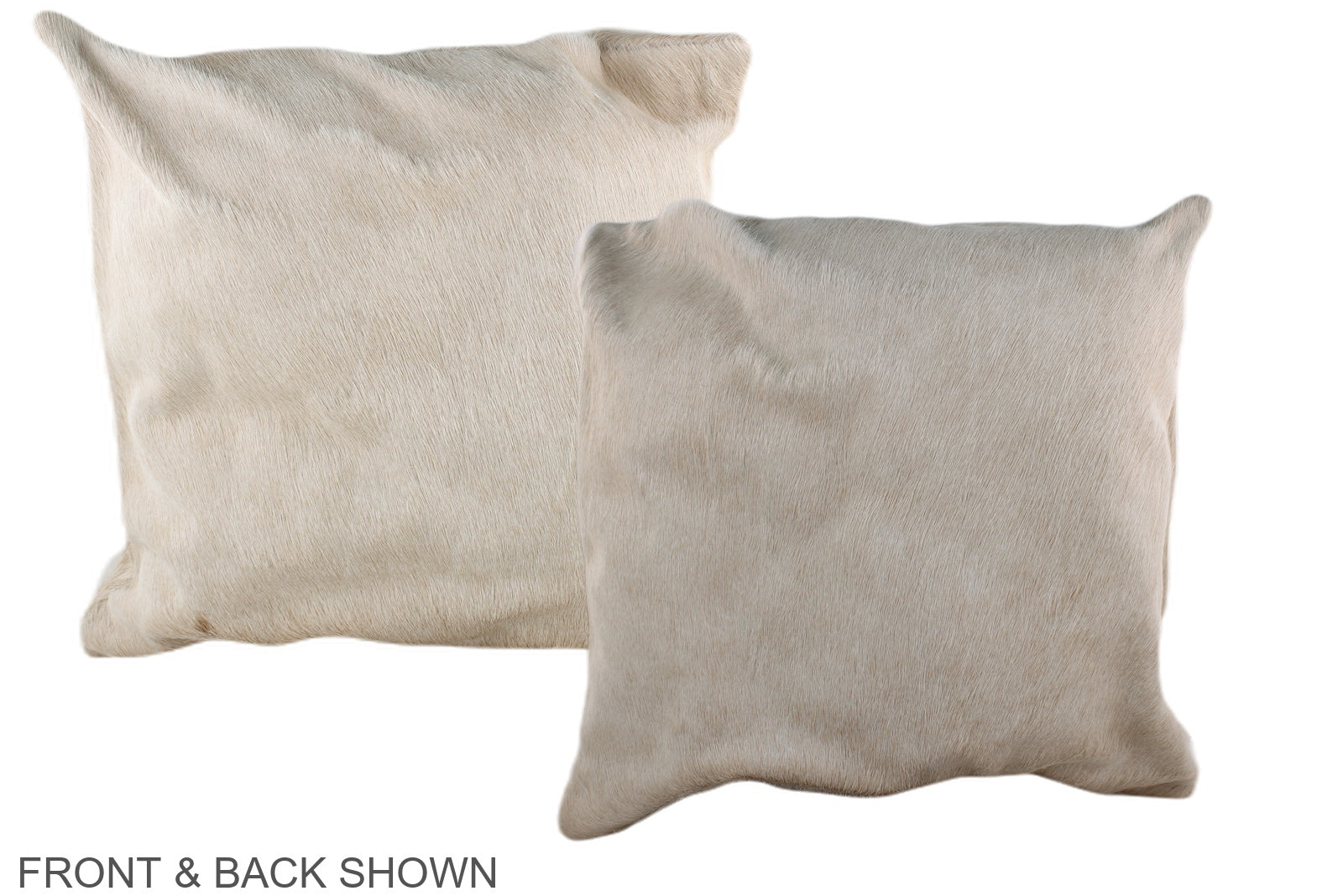 Champagne Cowhide Pillow #A36890