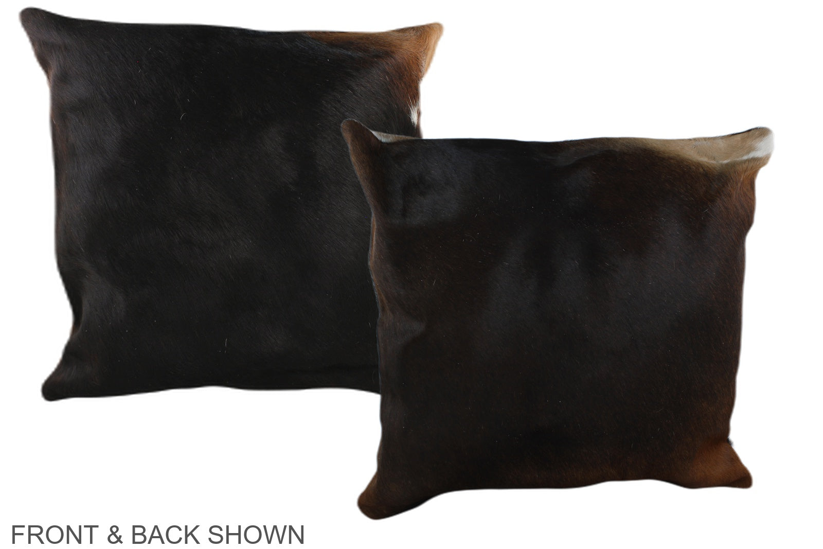 Chocolate Cowhide Pillow #A36897