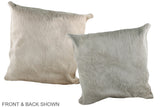 Taupe 20"x20" Brazilian Cowhide Pillow #A36902 by Hudson Hides