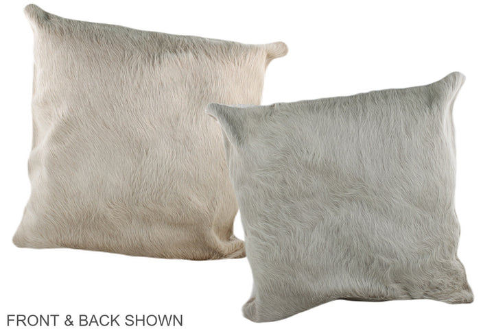 Taupe 20"x20" Brazilian Cowhide Pillow #A36902 by Hudson Hides