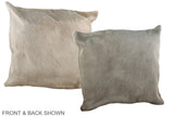 Champagne 20"x20" Brazilian Cowhide Pillow #A36906 by Hudson Hides