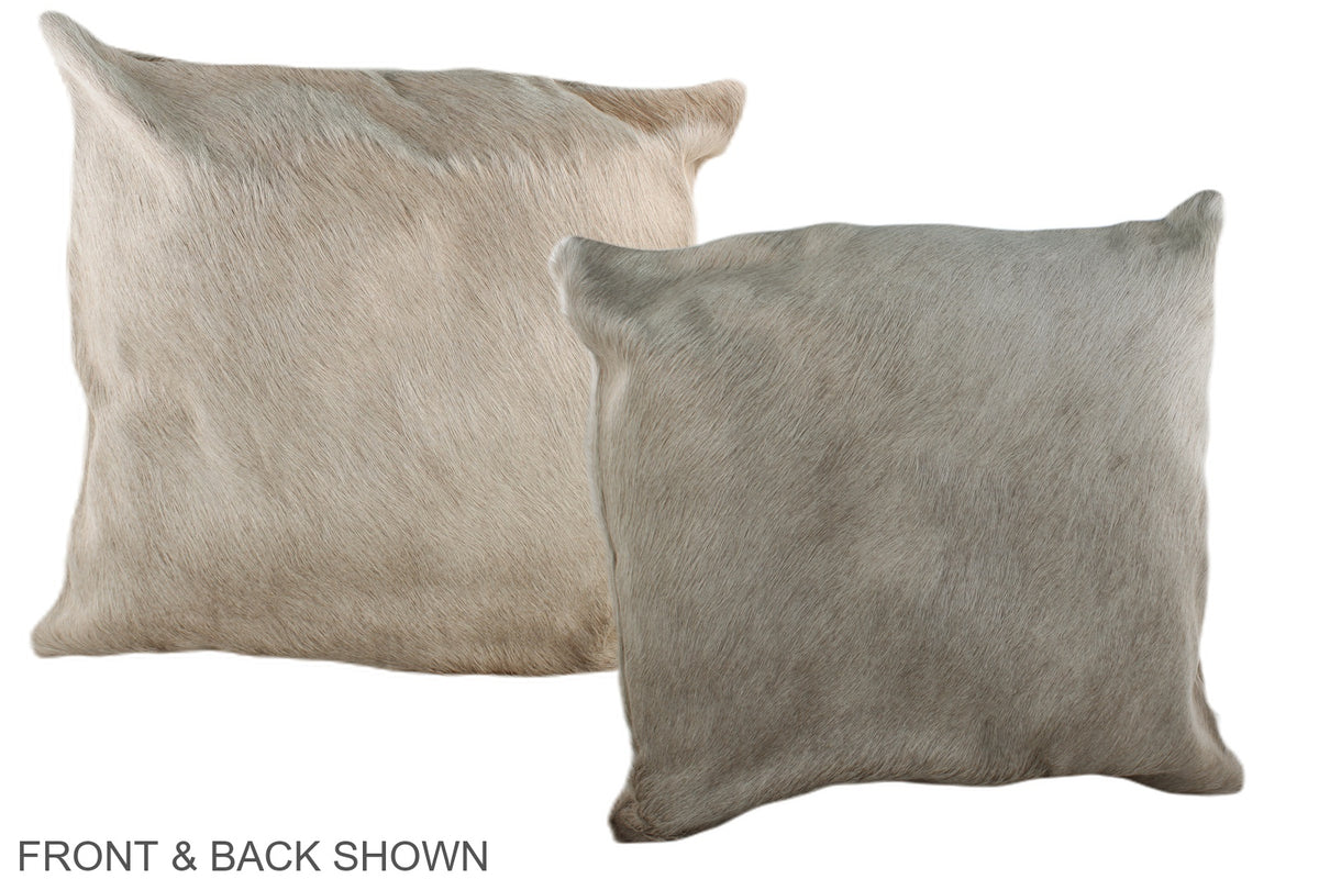 Champagne Cowhide Pillow #A36906