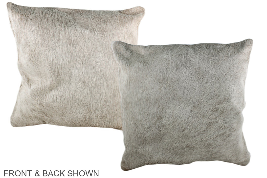 Champagne 20"x20" Brazilian Cowhide Pillow #A36909 by Hudson Hides