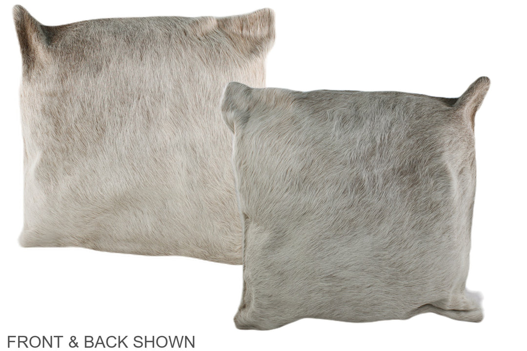 Champagne 20"x20" Brazilian Cowhide Pillow #A36923 by Hudson Hides