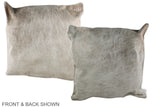 Champagne 20"x20" Brazilian Cowhide Pillow #A36923 by Hudson Hides