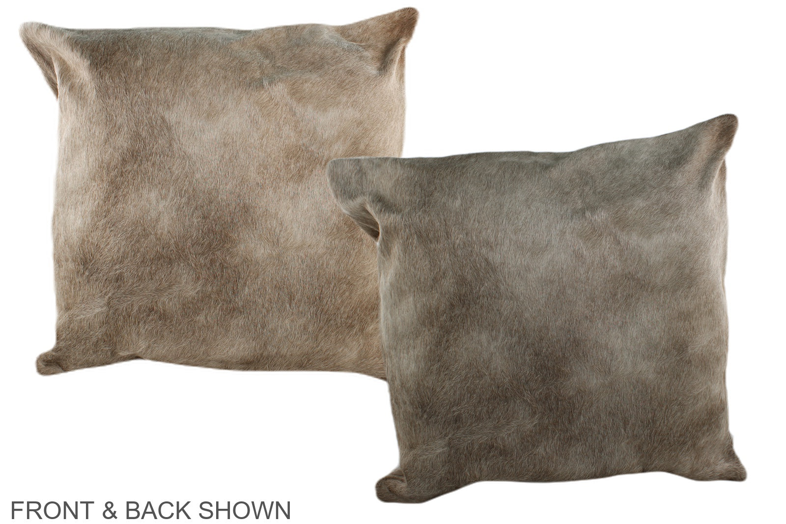 Taupe Cowhide Pillow #A36938