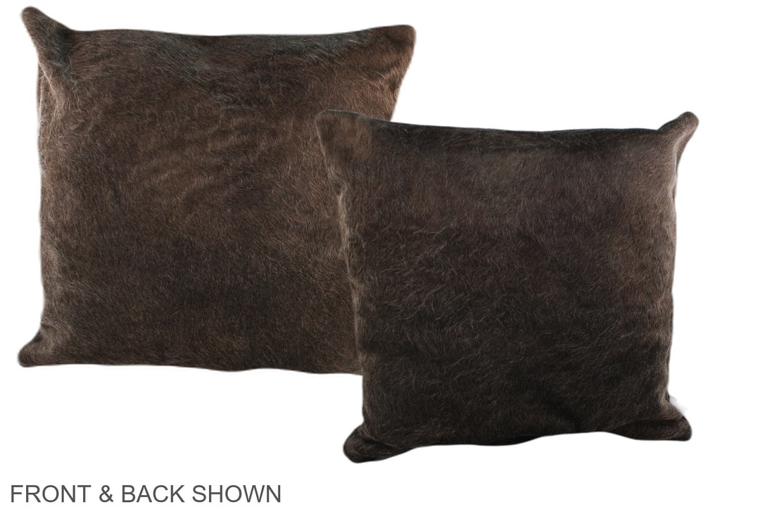 Taupe 20"x20" Brazilian Cowhide Pillow #A36945 by Hudson Hides