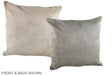 Champagne 20"x20" Brazilian Cowhide Pillow #A36954 by Hudson Hides
