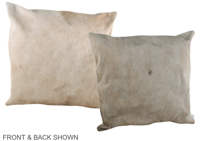 Caramel 20"x20" Brazilian Cowhide Pillow #A36956 by Hudson Hides